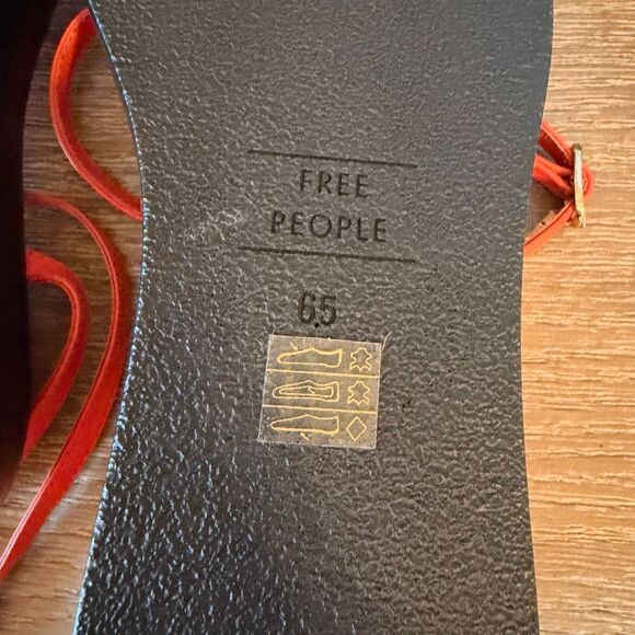 Free People Winnie Wrap Flatform Sandals Size 6.5 - Picture 6 of 6